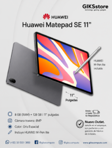 Tablet Huawei Matepad Se 11 Wifi. 8GB ram 128gb ssd + SPEN + CABLE Y CUBO