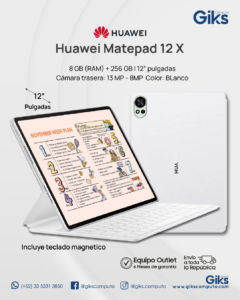 Tablet Huawei Matepad 12X 8gb RAM 256gb SSD + Teclado + Funda