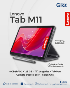 Tablet Lenovo M11 8gb + 128 Gb + Funda + Pluma + CUBO Y CABLE