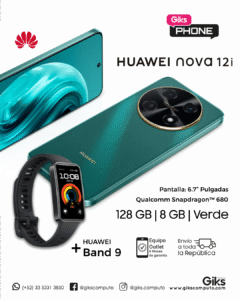 Huawei Nova 12i. 128GB SSD. 8GB RAM. Pantalla 6.7" + Reloj de regalo