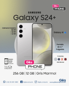 Samsung Galaxy S24+. 256GB. 12GB RAM. Pantalla 6.7" Color Violeta