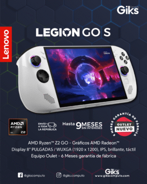 Consola Portatil Lenovo Legion GO S. 16GB RAM. 512GB Almacenamiento. Pantalla 8" NUEVA