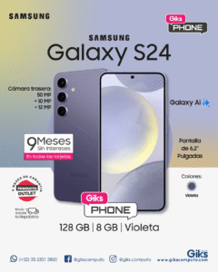 Samsung Galaxy S24. 128gb Almacenamiento. 8gb ram. Color Violeta. NUEVO