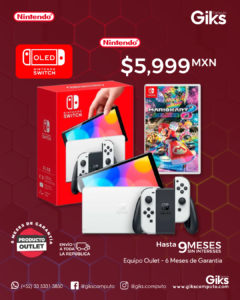 Nintendo Switch OLED. Incluye Mario Kart 8. NUEVO