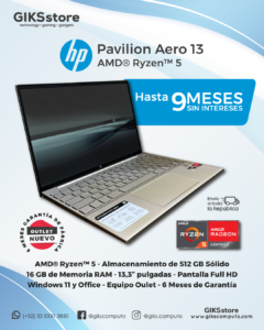 Hp Pavilion Aero 13. Ryzen 5. 16gb Ram 512 Gb Ssd. Pantalla 13.3"