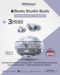 Beats Studio Buds Transparentes. Nuevo Outlet