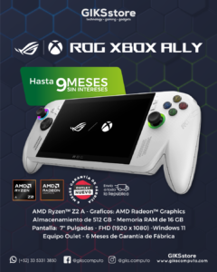 Consola portátil Asus ROG Xbox Ally. Ryzen Z2 A. 16GB RAM. 512GB SSD. Pantalla 7". Nuevo Outlet
