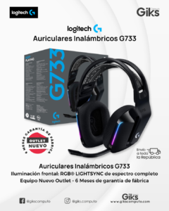 Logitech G733. Inalámbricos. Auriculares Gamer. Sonido Premium. Nuevo Outlet