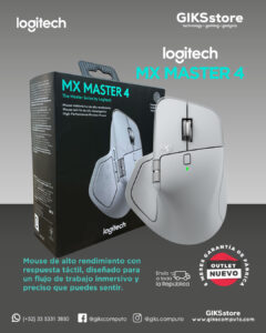 Mouse Inalambrico Logitech MX Master 4. Nuevo Outlet