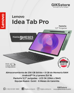 Lenovo Idea Tab Pro. 12.7". 12GB RAM. 256GB SSD. 3K. Teclado + Touchpad + Pluma. Nuevo Outlet