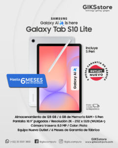 Samsung Galaxy Tab S10 Lite 128GB Wi-Fi + S Pen.10.9” con Galaxy AI. Nuevo Outlet